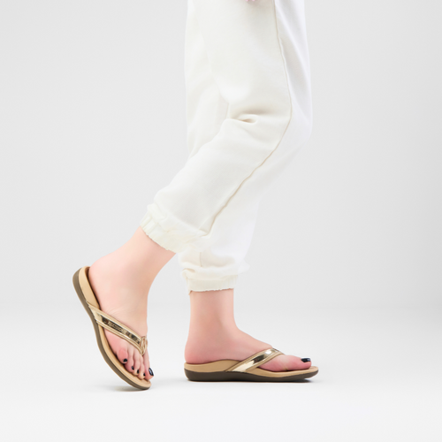 Bella Gold Comfort Slippers For Women