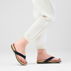 Bella Navy Comfort Slippers For Women