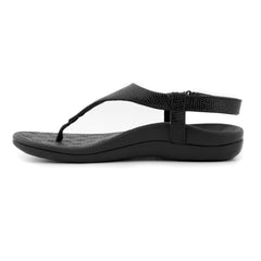 Aria Black Sandal For Women