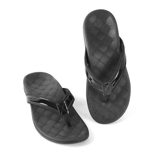 Bella - Black Comfort Slippers