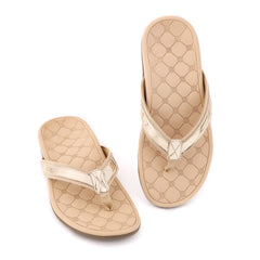 Bella Gold Comfort Slippers For Women