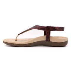 Aria - Maroon Sandal For Women