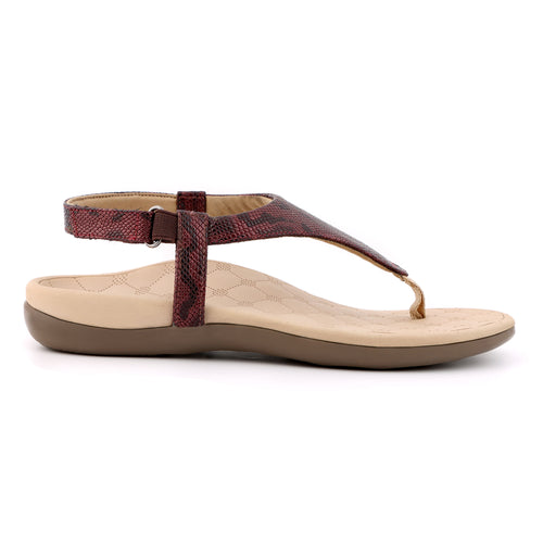 Aria Maroon Sandal For Women