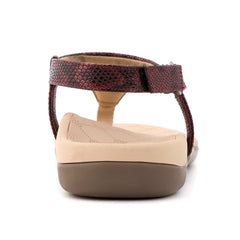 Aria Maroon Sandal For Women