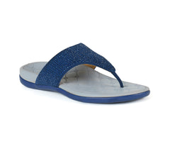 Iris - Navy Thong Slippers