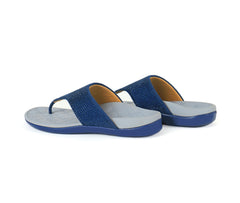 Iris - Navy Thong Slippers